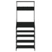 Suport de haine cu raft de pantofi, negru, 70x34x184 cm - WALTI WALTI