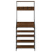 Suport de haine cu raft pantofi, stejar maro, 70x34x184 cm - WALTI WALTI