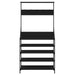 Suport de haine cu raft de pantofi, negru, 90x34x184 cm - WALTI WALTI