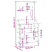 Suport de haine cu raft de pantofi, negru, 90x34x184 cm - WALTI WALTI