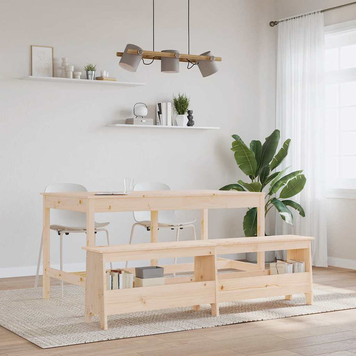 Bancă de hol 160x28x45 cm, lemn masiv de pin - WALTI WALTI