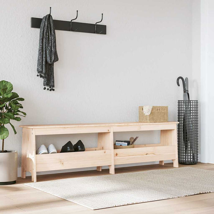 Bancă de hol 160x28x45 cm, lemn masiv de pin - WALTI WALTI