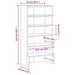 Pantofar, maro ceruit, 52x30x104 cm, lemn masiv de pin - WALTI WALTI
