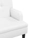 Banchetă cu spătar, alb, 112x65,5x75 cm piele ecologică - WALTI WALTI