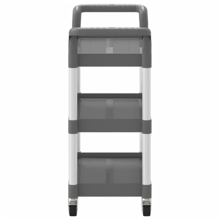 Cărucior cu 3 niveluri, gri, 77x34x72 cm, aluminiu - WALTI WALTI