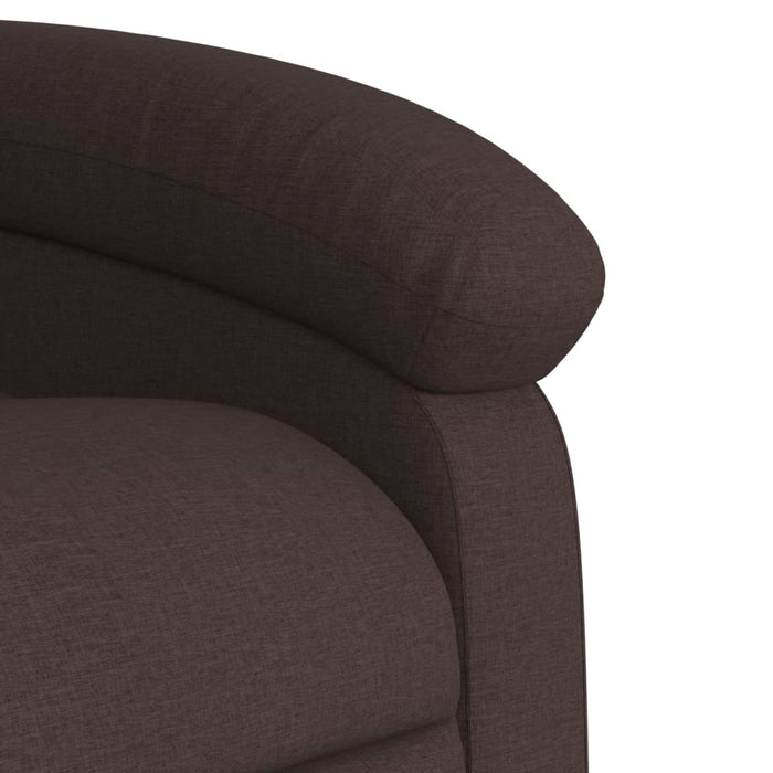Fotoliu rabatabil, maro închis, material textil - WALTI WALTI