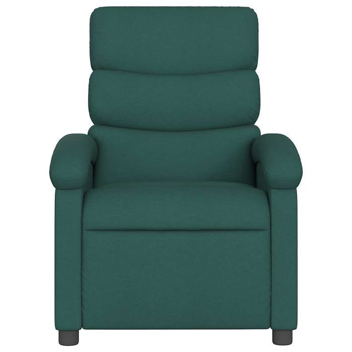 Fotoliu rabatabil, verde închis, material textil - WALTI WALTI