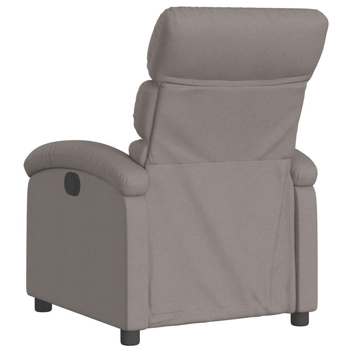 Fotoliu rabatabil, gri taupe, material textil - WALTI WALTI