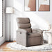 Fotoliu rabatabil, gri taupe, material textil - WALTI WALTI