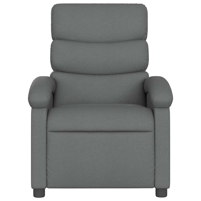 Fotoliu de masaj rabatabil, gri închis, material textil - WALTI WALTI