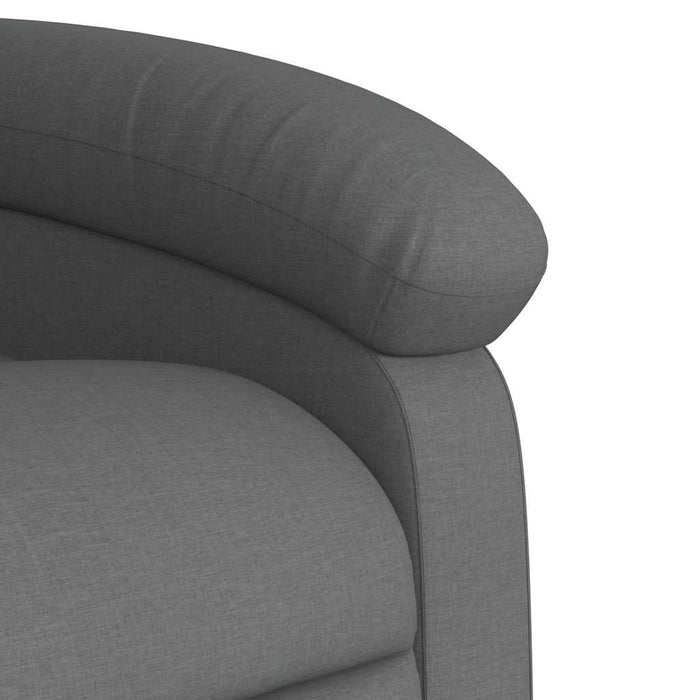 Fotoliu de masaj rabatabil, gri închis, material textil - WALTI WALTI