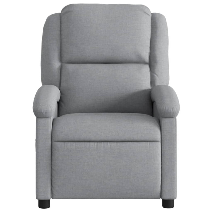 Fotoliu rabatabil, gri deschis, material textil - WALTI WALTI