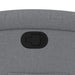 Fotoliu rabatabil, gri deschis, material textil - WALTI WALTI