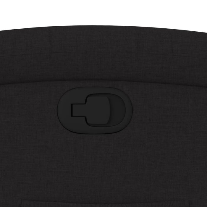 Fotoliu rabatabil, negru, material textil - WALTI WALTI