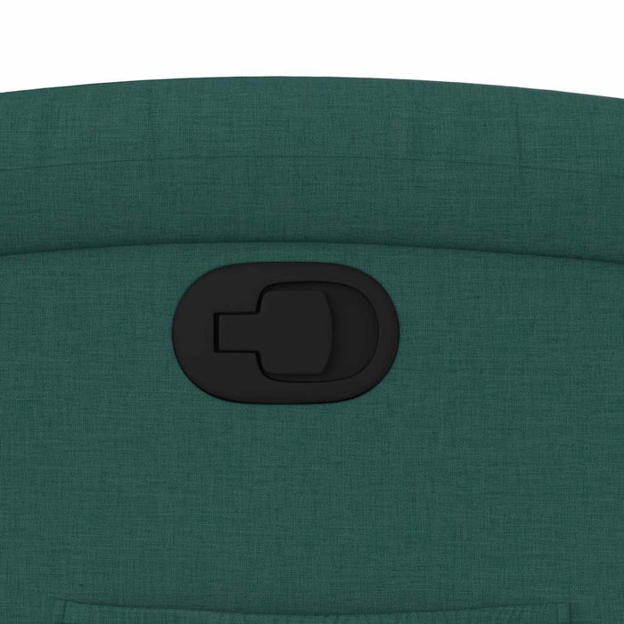 Fotoliu rabatabil, verde închis, material textil WALTI