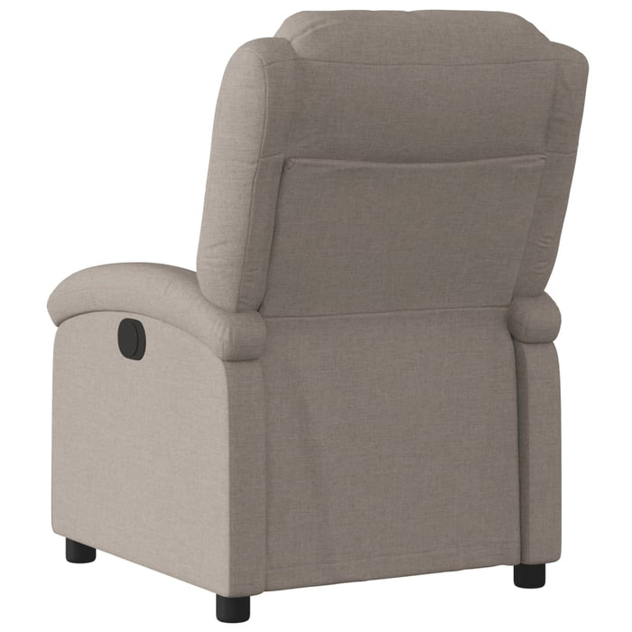Fotoliu rabatabil, gri taupe, material textil - WALTI WALTI