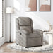 Fotoliu rabatabil, gri taupe, material textil - WALTI WALTI