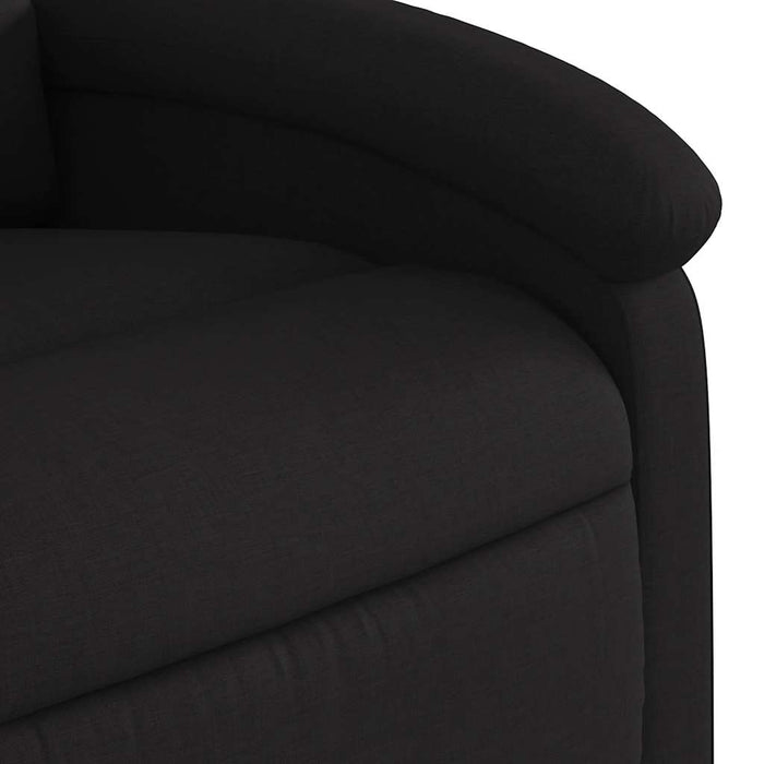 Fotoliu de masaj rabatabil, negru, material textil - WALTI WALTI