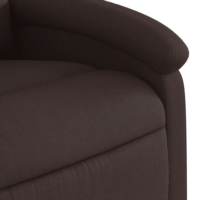 Fotoliu de masaj rabatabil, maro închis, material textil WALTI