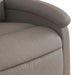 Fotoliu de masaj rabatabil, gri taupe, material textil - WALTI WALTI
