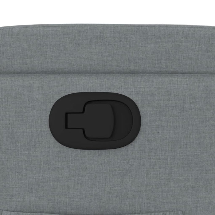 Fotoliu rabatabil, gri deschis, material textil - WALTI WALTI