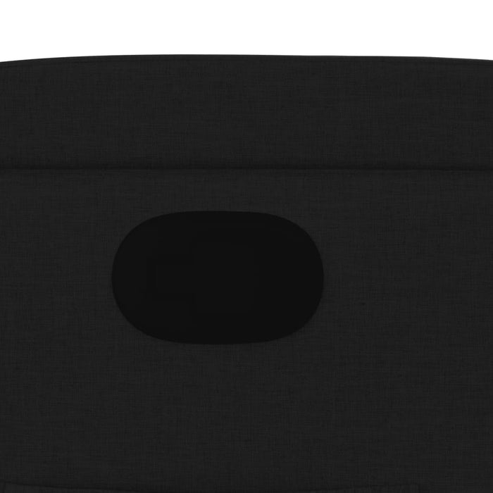Fotoliu rabatabil, negru, material textil - WALTI WALTI