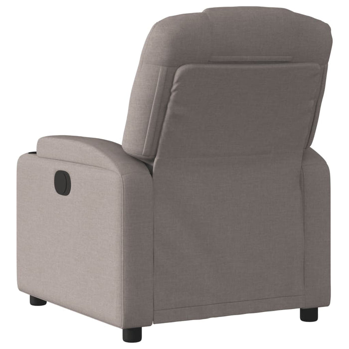 Fotoliu rabatabil, gri taupe, material textil WALTI