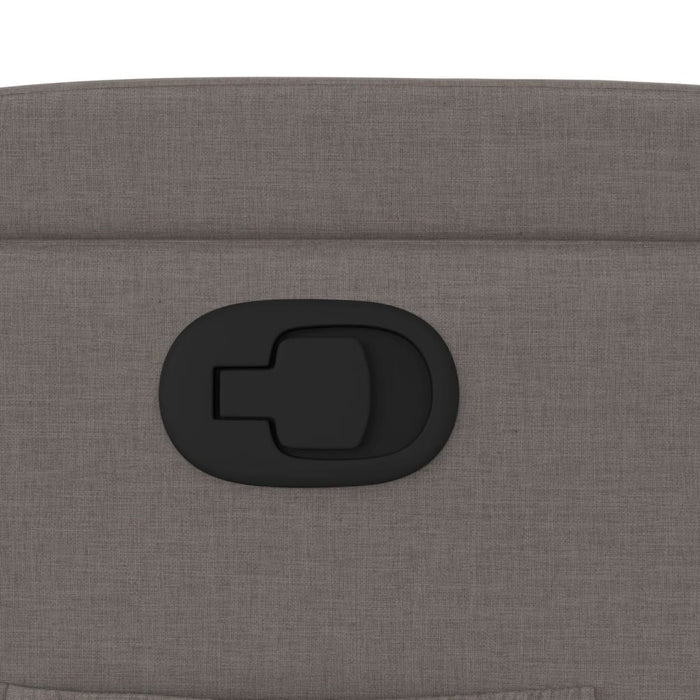 Fotoliu rabatabil, gri taupe, material textil WALTI