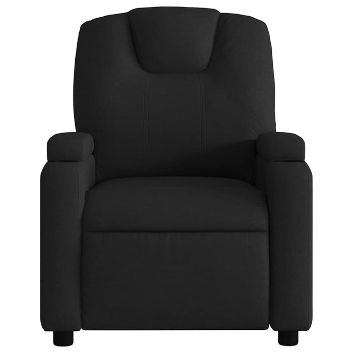 Fotoliu de masaj rabatabil, negru, material textil WALTI