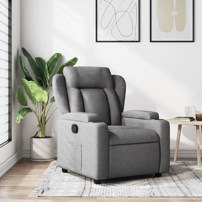 Fotoliu rabatabil gri închis, material textil - WALTI WALTI