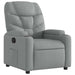 Fotoliu rabatabil, gri deschis, material textil - WALTI WALTI