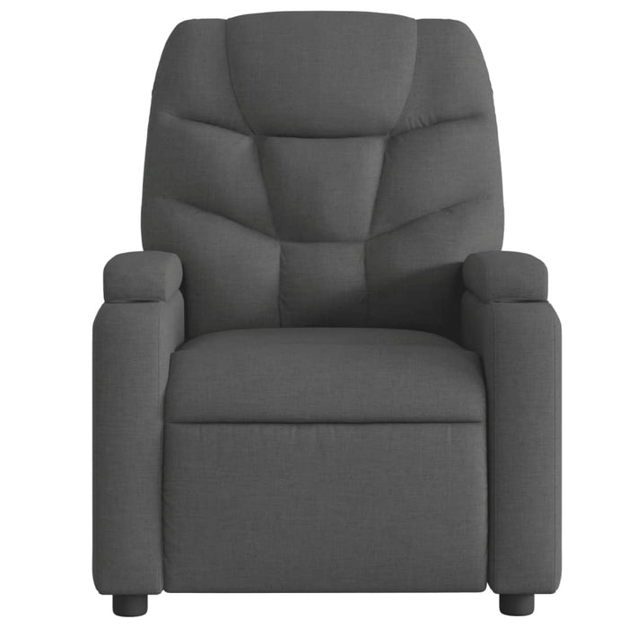 Fotoliu rabatabil gri închis, material textil - WALTI WALTI