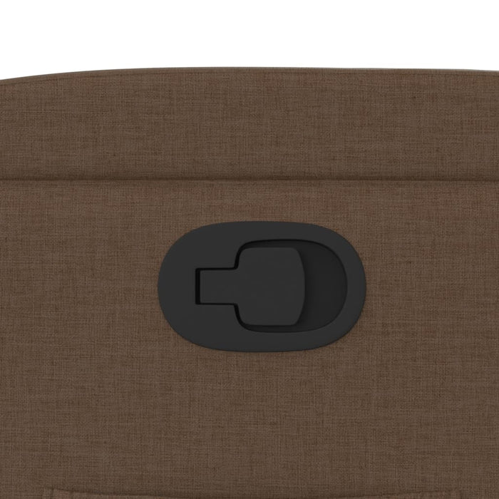 Fotoliu rabatabil, maro, material textil - WALTI WALTI