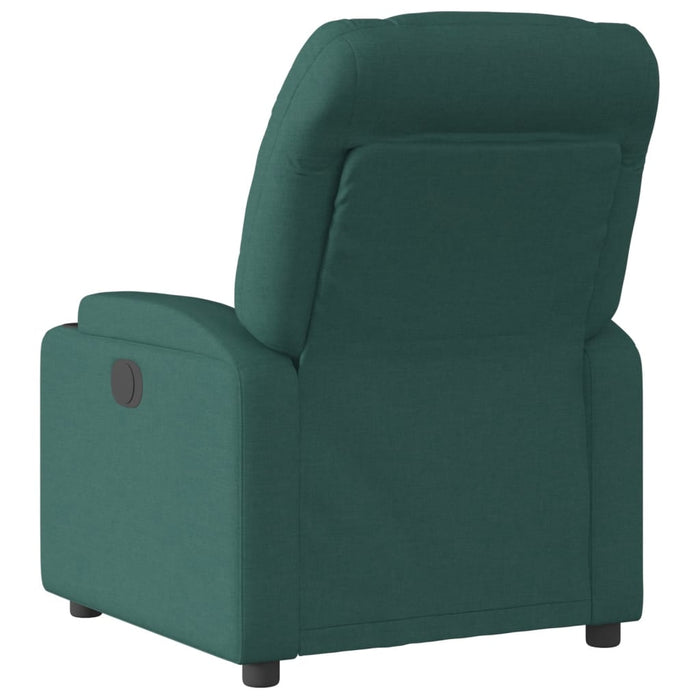 Fotoliu rabatabil, verde închis, material textil - WALTI WALTI