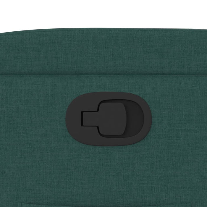 Fotoliu rabatabil, verde închis, material textil - WALTI WALTI