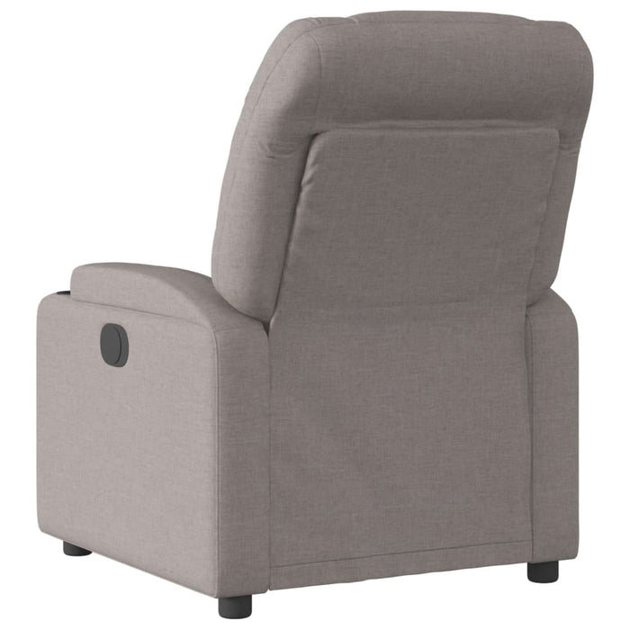 Fotoliu rabatabil, gri taupe, material textil WALTI