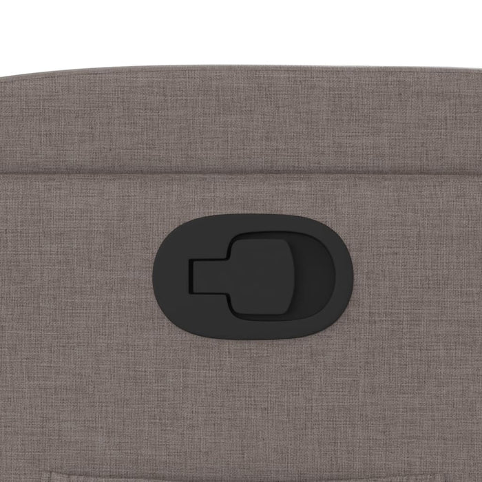 Fotoliu rabatabil, gri taupe, material textil WALTI