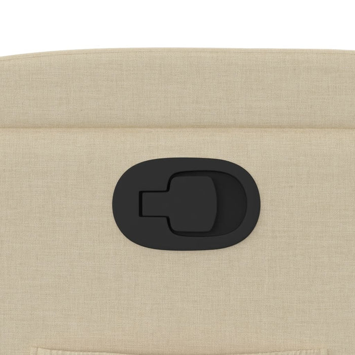 Fotoliu rabatabil, crem, material textil - WALTI WALTI