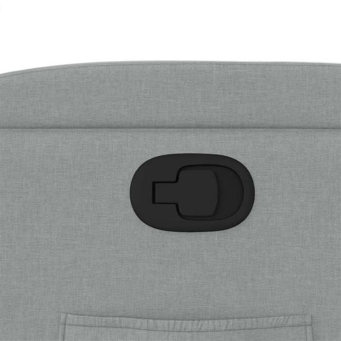 Fotoliu rabatabil, gri deschis, material textil - WALTI WALTI