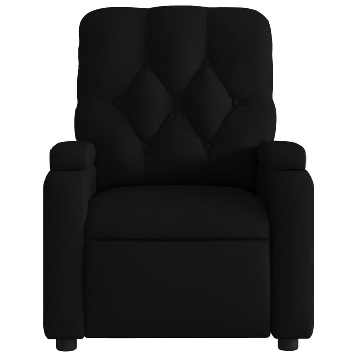 Fotoliu rabatabil, negru, material textil - WALTI WALTI