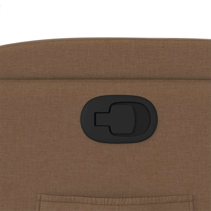 Fotoliu rabatabil, maro, material textil - WALTI WALTI