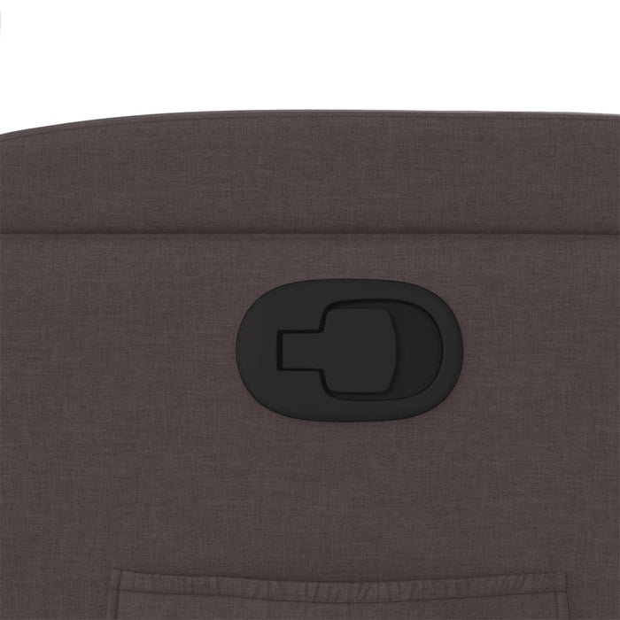 Fotoliu rabatabil, maro închis, material textil - WALTI WALTI