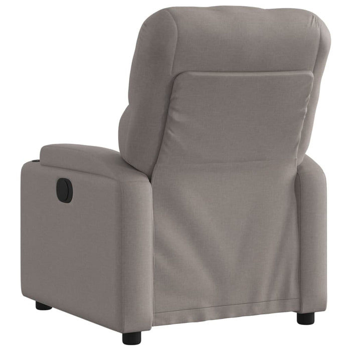 Fotoliu rabatabil, gri taupe, material textil - WALTI WALTI