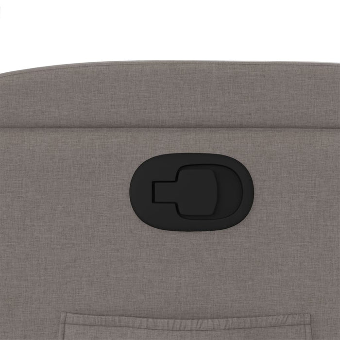 Fotoliu rabatabil, gri taupe, material textil - WALTI WALTI