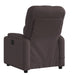 Fotoliu de masaj rabatabil, maro închis, material textil - WALTI WALTI