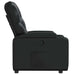 Fotoliu rabatabil, negru, piele ecologică - WALTI WALTI