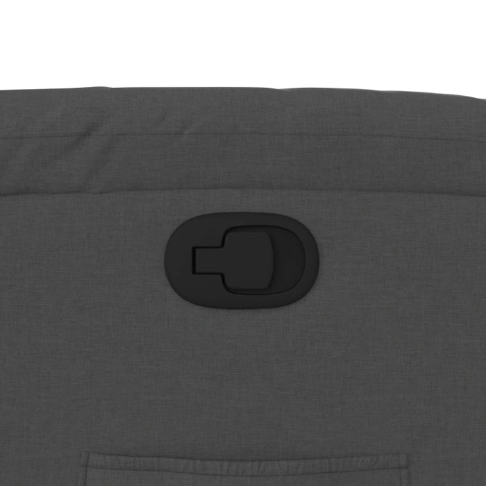 Fotoliu rabatabil, gri închis, material textil - WALTI WALTI