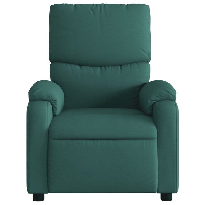 Fotoliu rabatabil, verde închis, material textil - WALTI WALTI