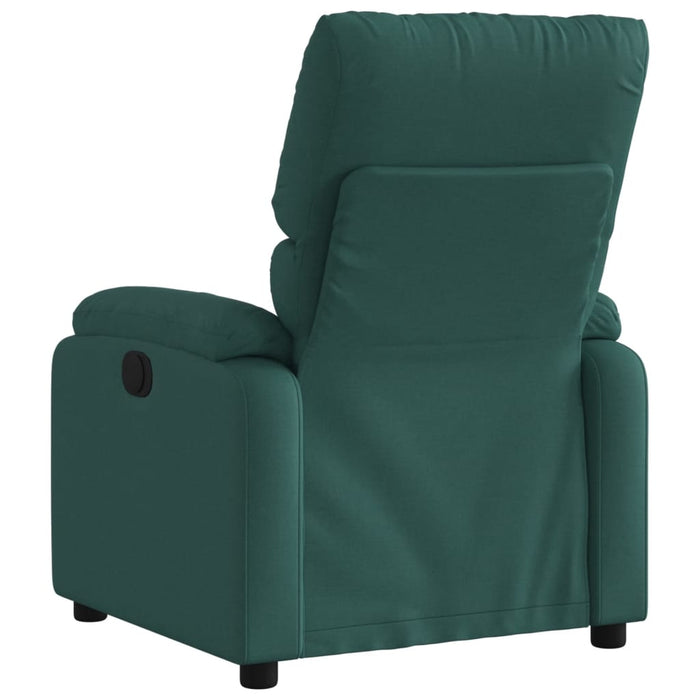 Fotoliu rabatabil, verde închis, material textil - WALTI WALTI