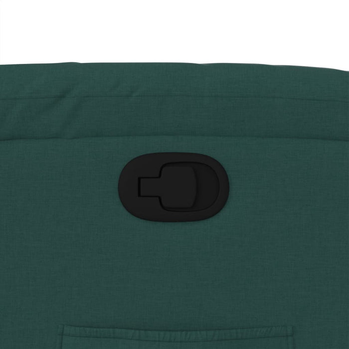 Fotoliu rabatabil, verde închis, material textil - WALTI WALTI